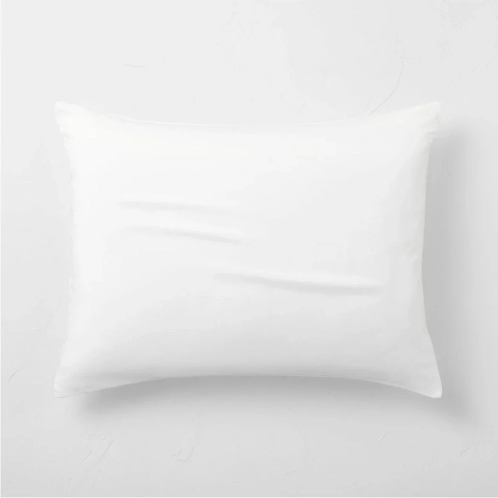 CASALUNA NWT 3pc lycoell cotton blend duvet & sham set -white -king